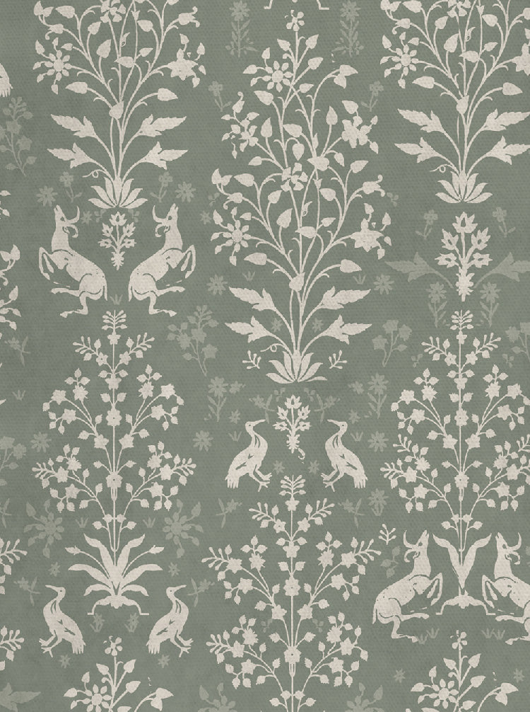 Sello medieval - fondo verde - Concept Matita