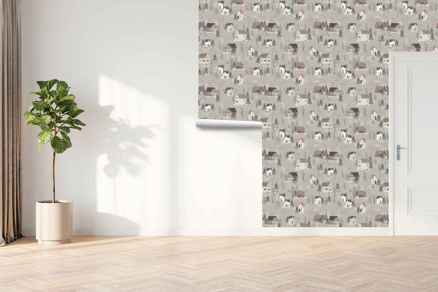 Casitas - fondo salvia - Concept Matita