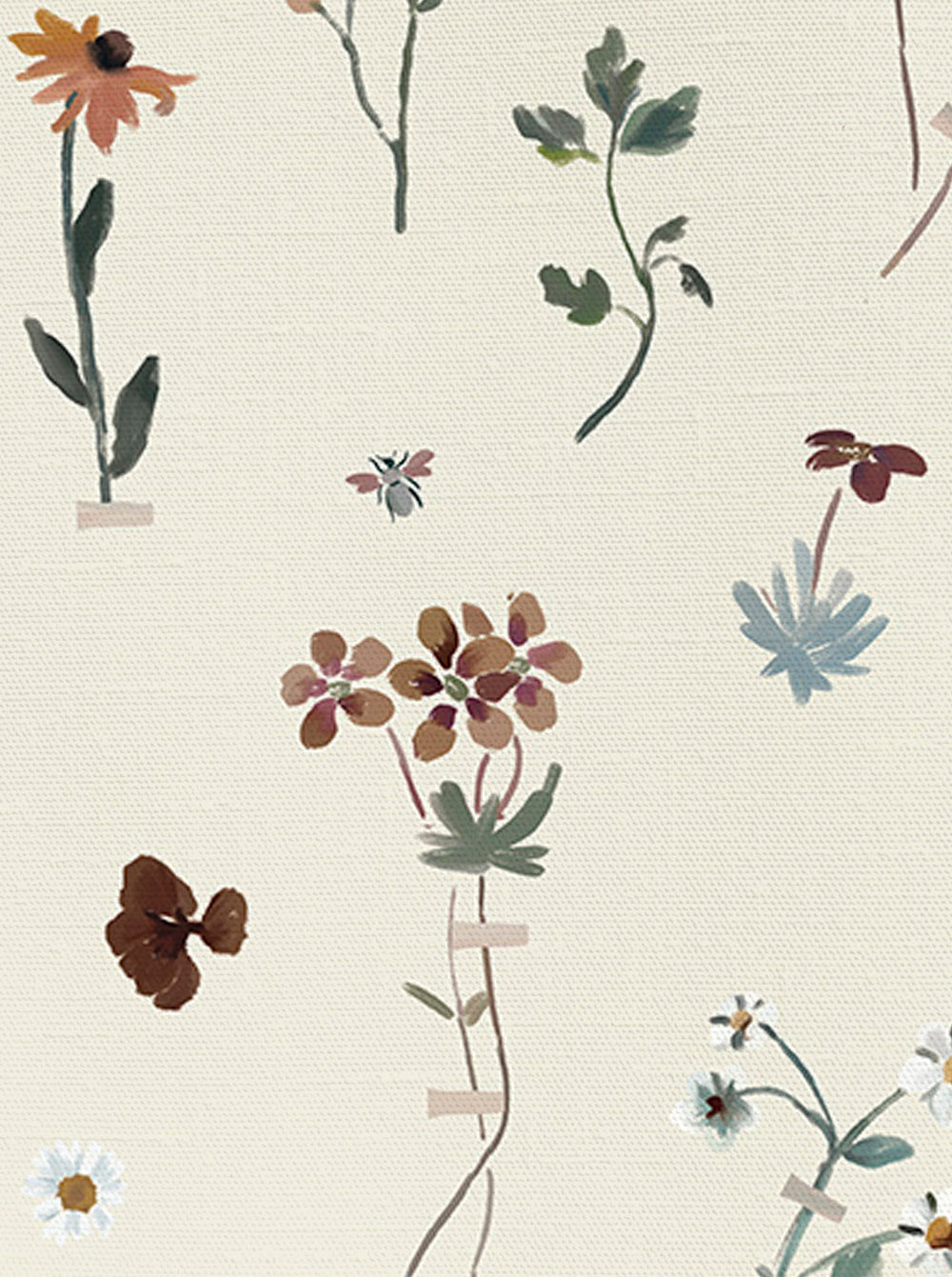 Flores secas - fondo crema - Concept Matita
