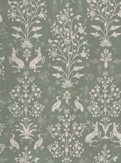 Sello medieval - fondo verde - Concept Matita