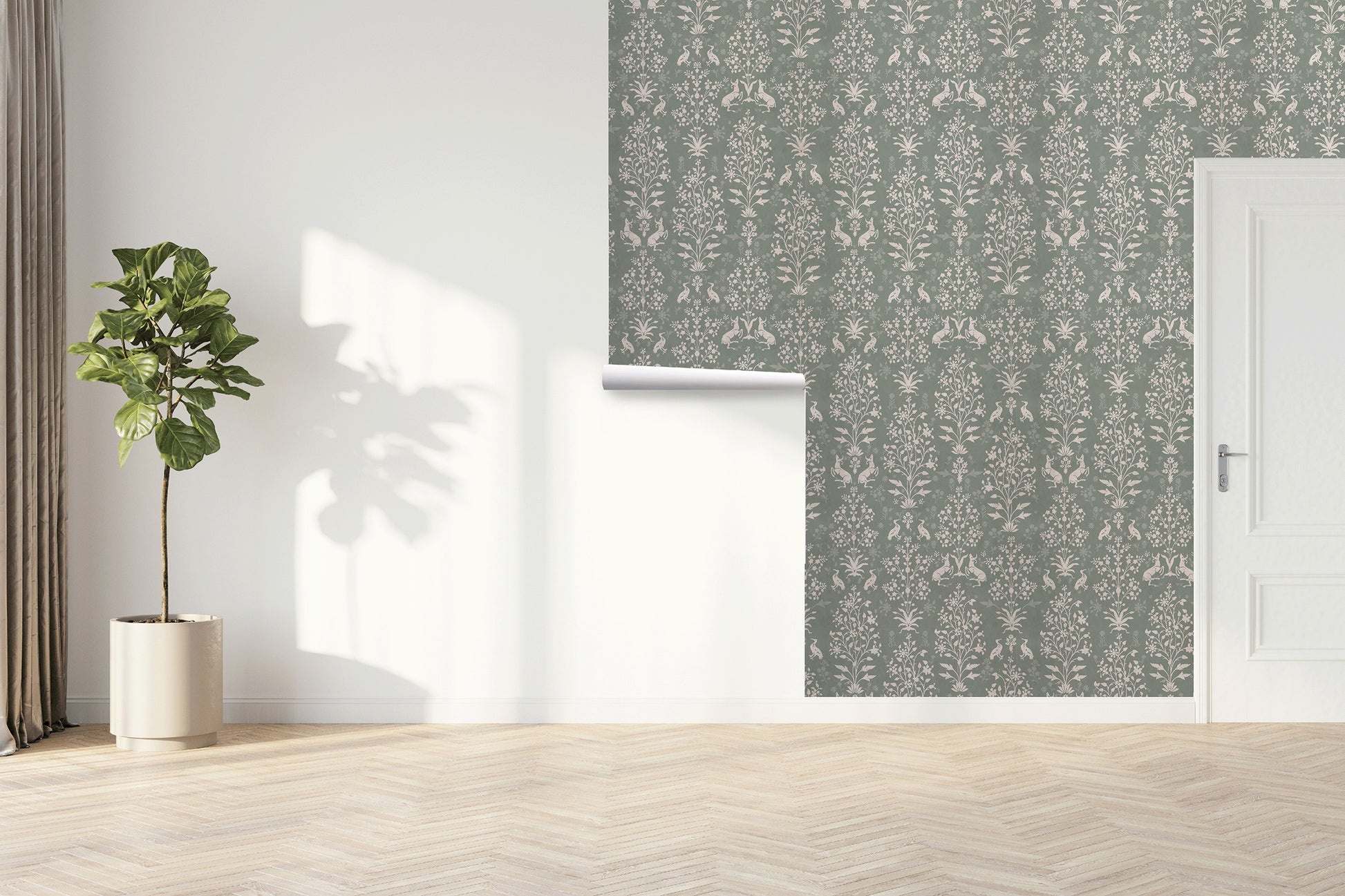 Sello medieval - fondo verde - Concept Matita