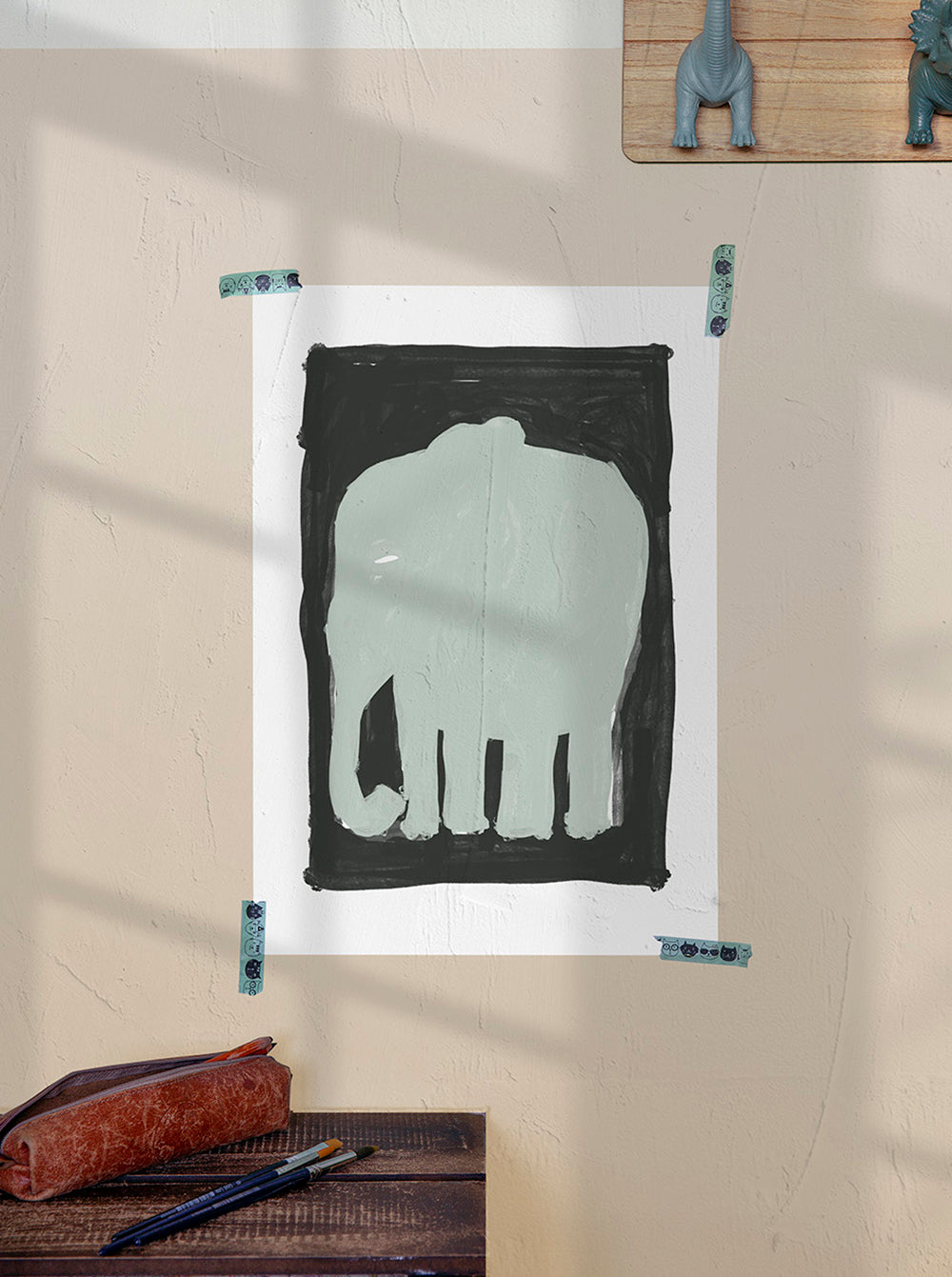 Ilustración Elefante Azul - Concept Matita
