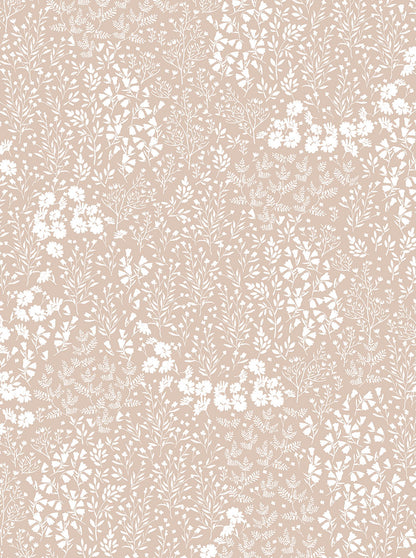 Florecitas fondo rosa empolvado - Concept Matita
